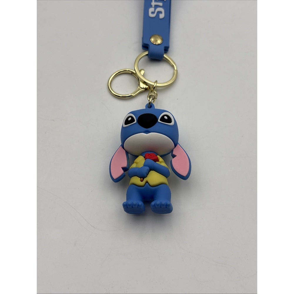 Blue Stitch Key Chain - Picture 3 of 4